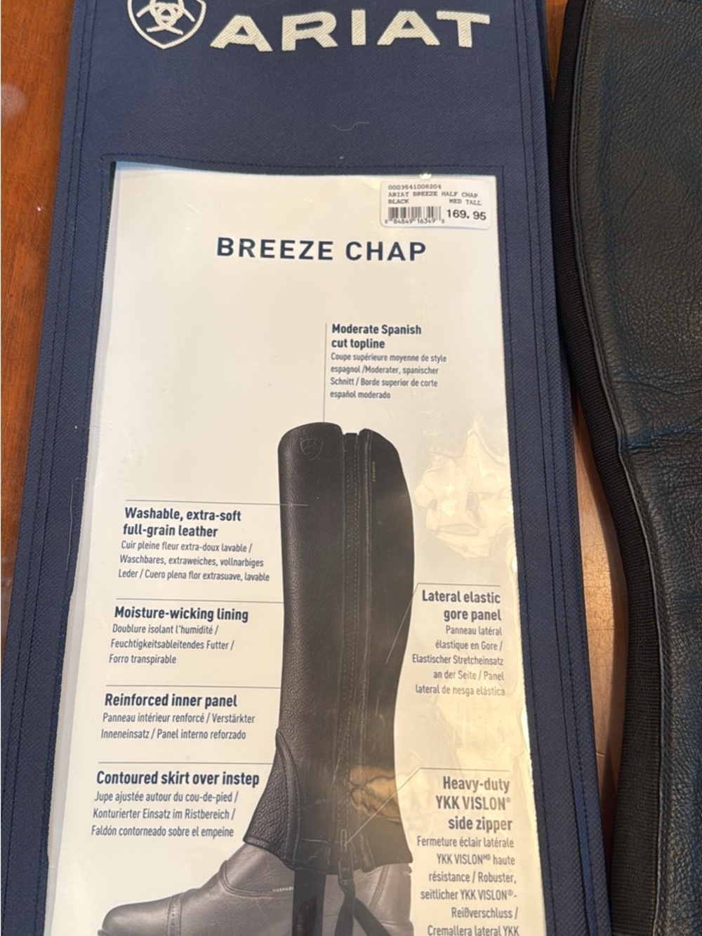 Ariat Breeze Chap - black